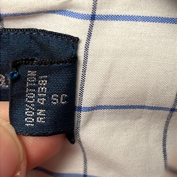RALPH LAUREN Classic Fit Men Button Down White Plaid Long Sleeve business casual - Picture 6 of 8